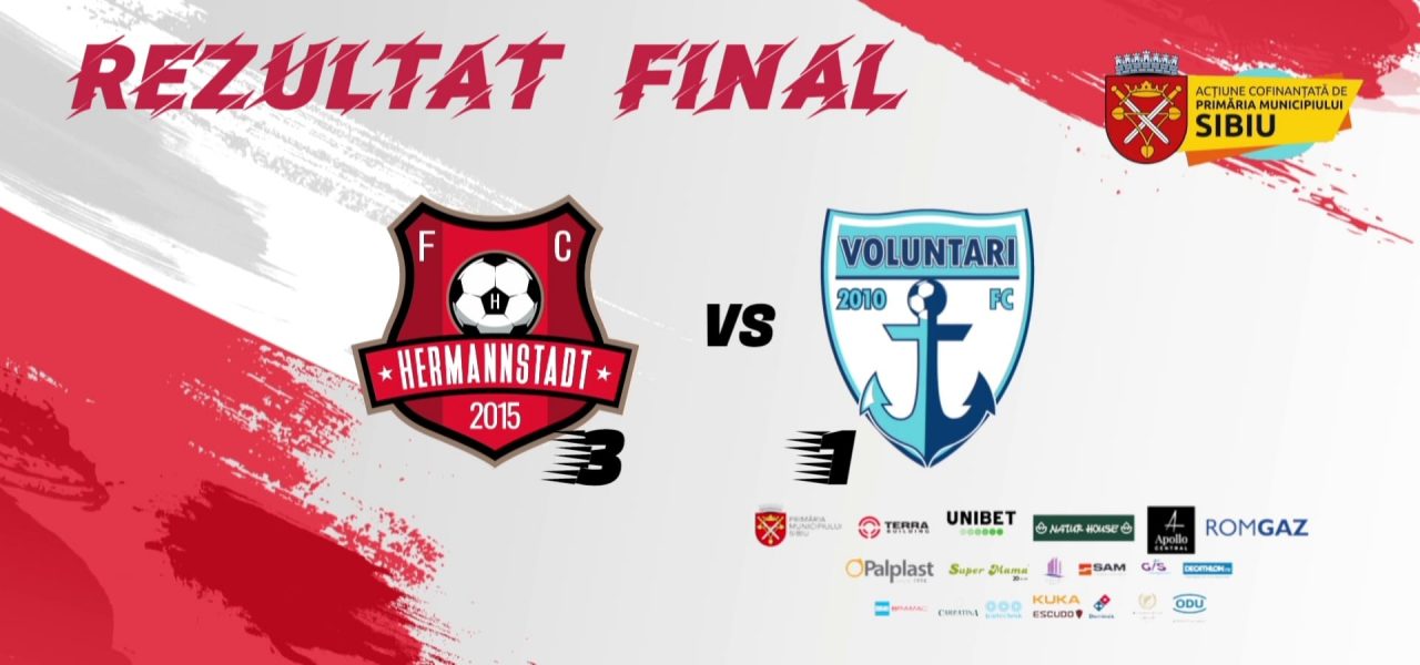 Rezultat final @ FCH vs FC Voluntari / et.9/ Superliga României