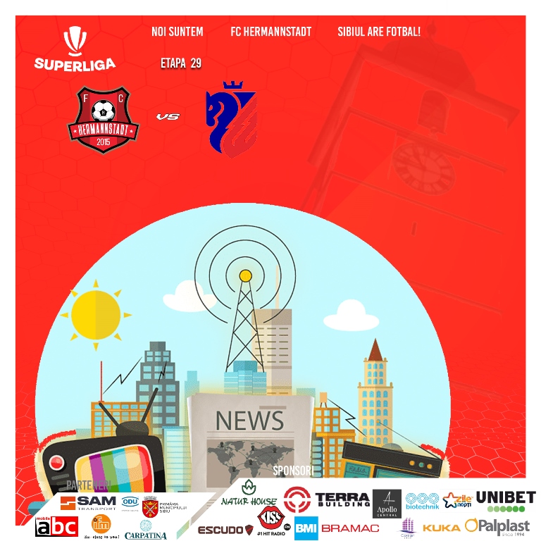 ACREDITĂRI MASS-MEDIA PENTRU MECIUL DINTRE A.F.C. HERMANNSTADT  VS  F.C.BOTOȘANI