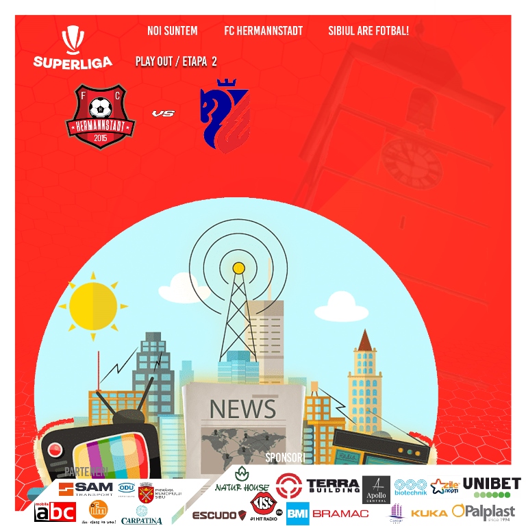 ACREDITĂRI MASS-MEDIA PENTRU MECIUL DINTRE A.F.C. HERMANNSTADT  VS  F.C.BOTOȘANI
